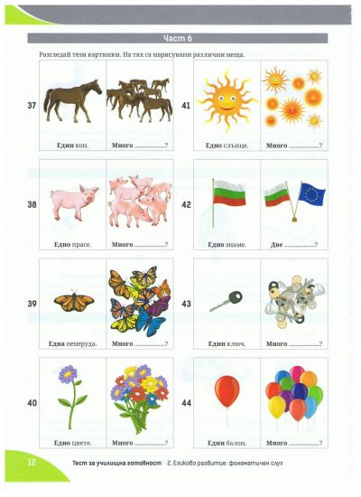 Стандартизиран тест за училищна готовност 1